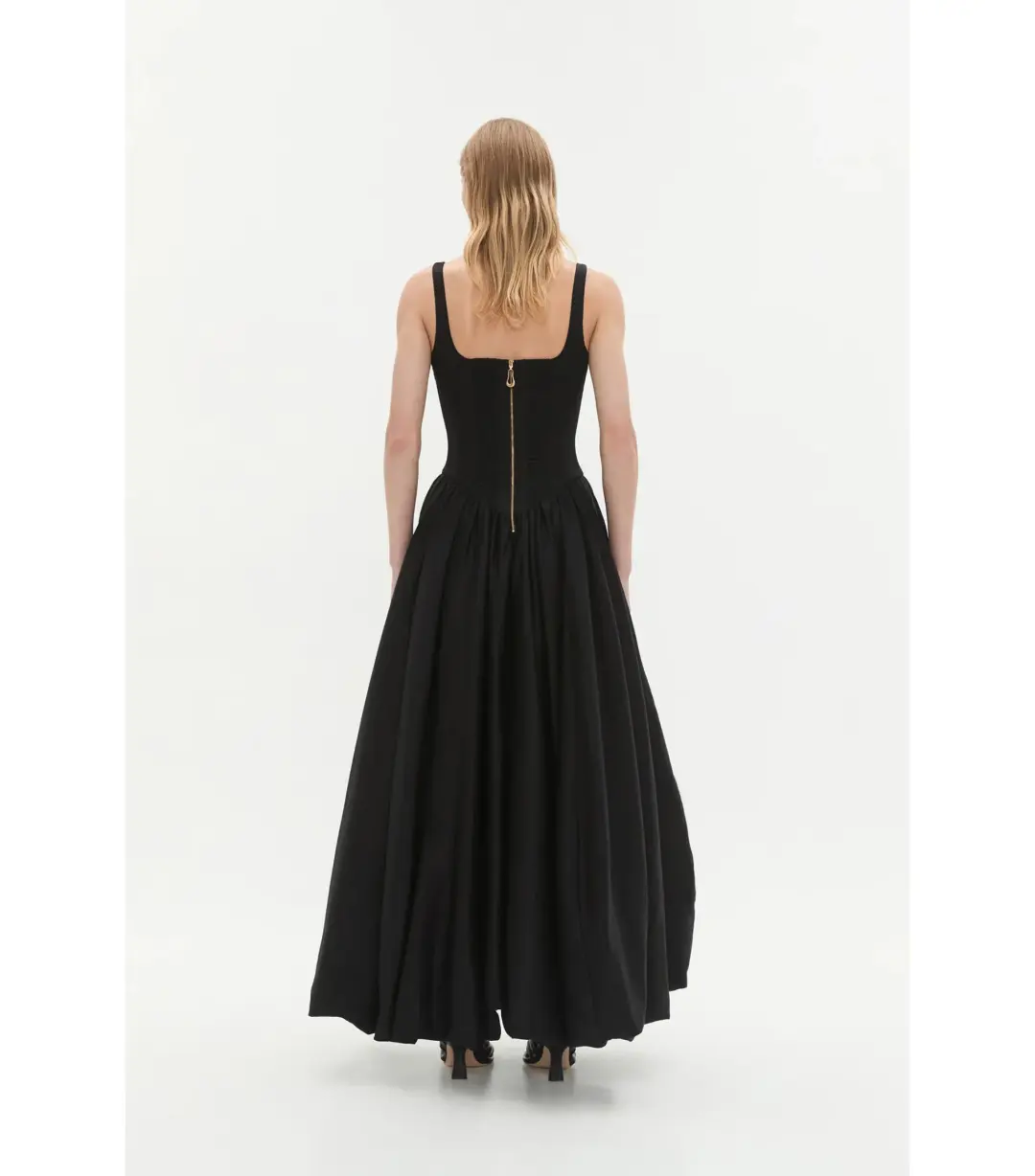 Aje Alani Maxi Gown Black Size AU 8  for rent on The Volte - main image