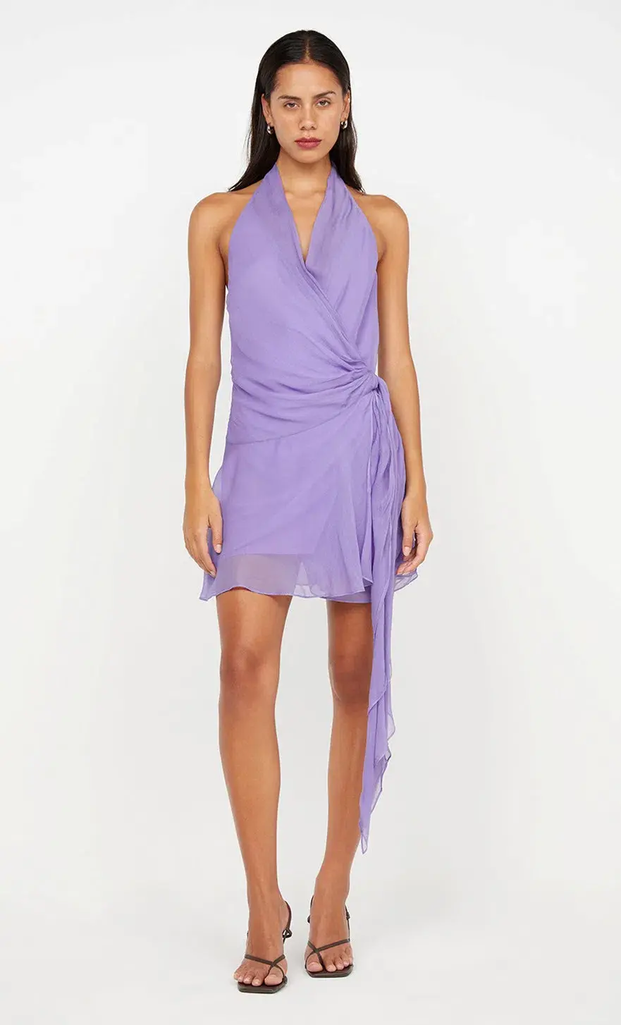 Bec & Bridge Maeva Mini Dress in Grape - Image 1