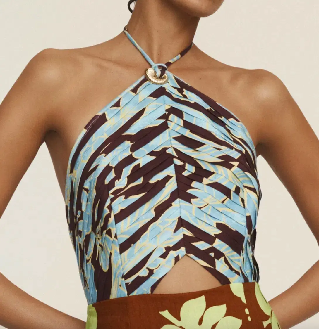 Alemais Poppy Spliced Mini Dress - Image 3