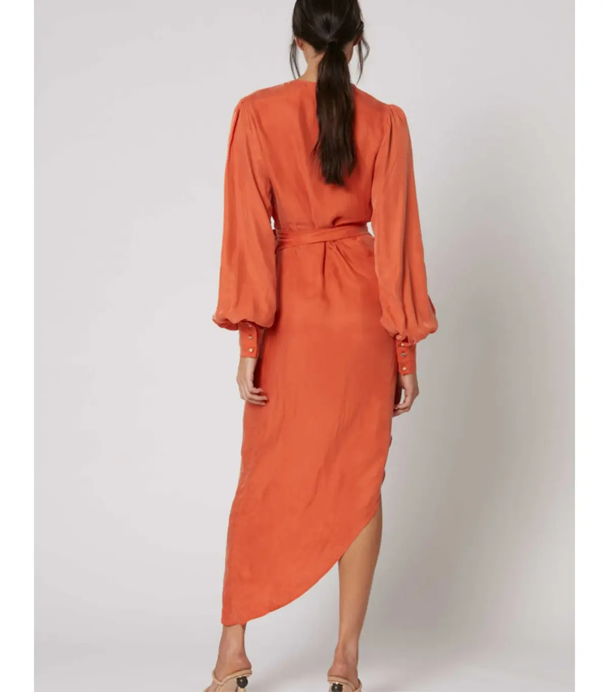 Winona Mirabelle Asymmetrical Dress Orange Size AU 8  - Image 4