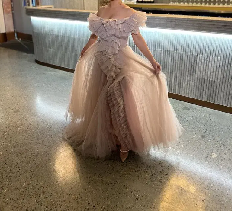 Tarik Ediz - Patrice Dress - Blush - Image 1