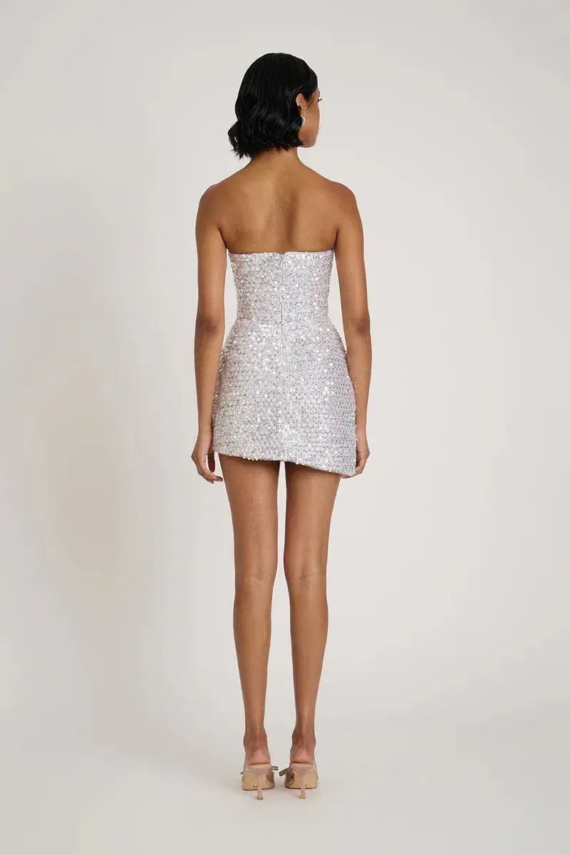 ELIYA THE LABEL XIA SEQUIN MINI / SIZE 10 - Image 4