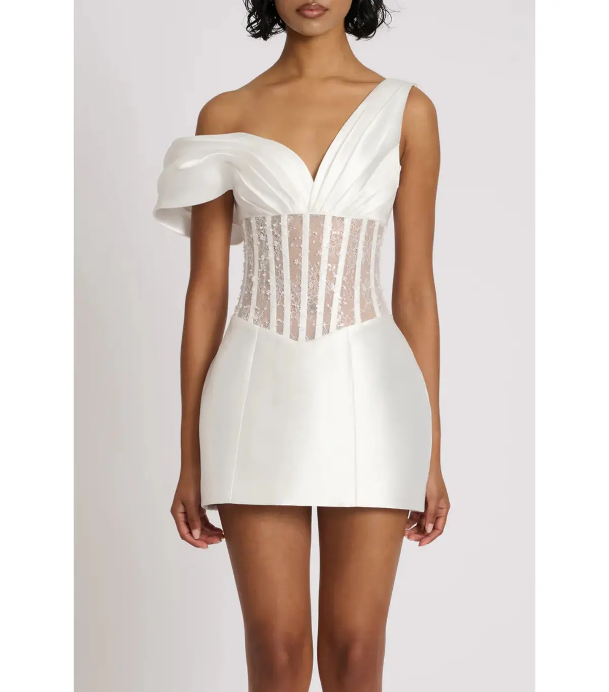 Eliya The Label Romeo Mini Dress White Size AU 10 - Image 2