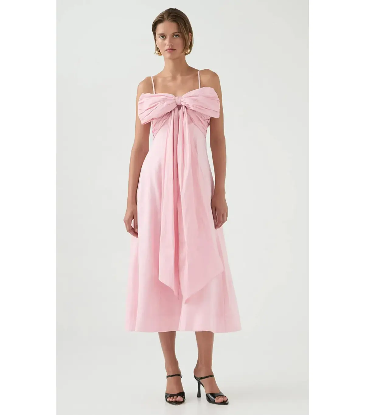 Aje Scarlett Midi Dress Cherry Blossom Size AU 10 - Image 1