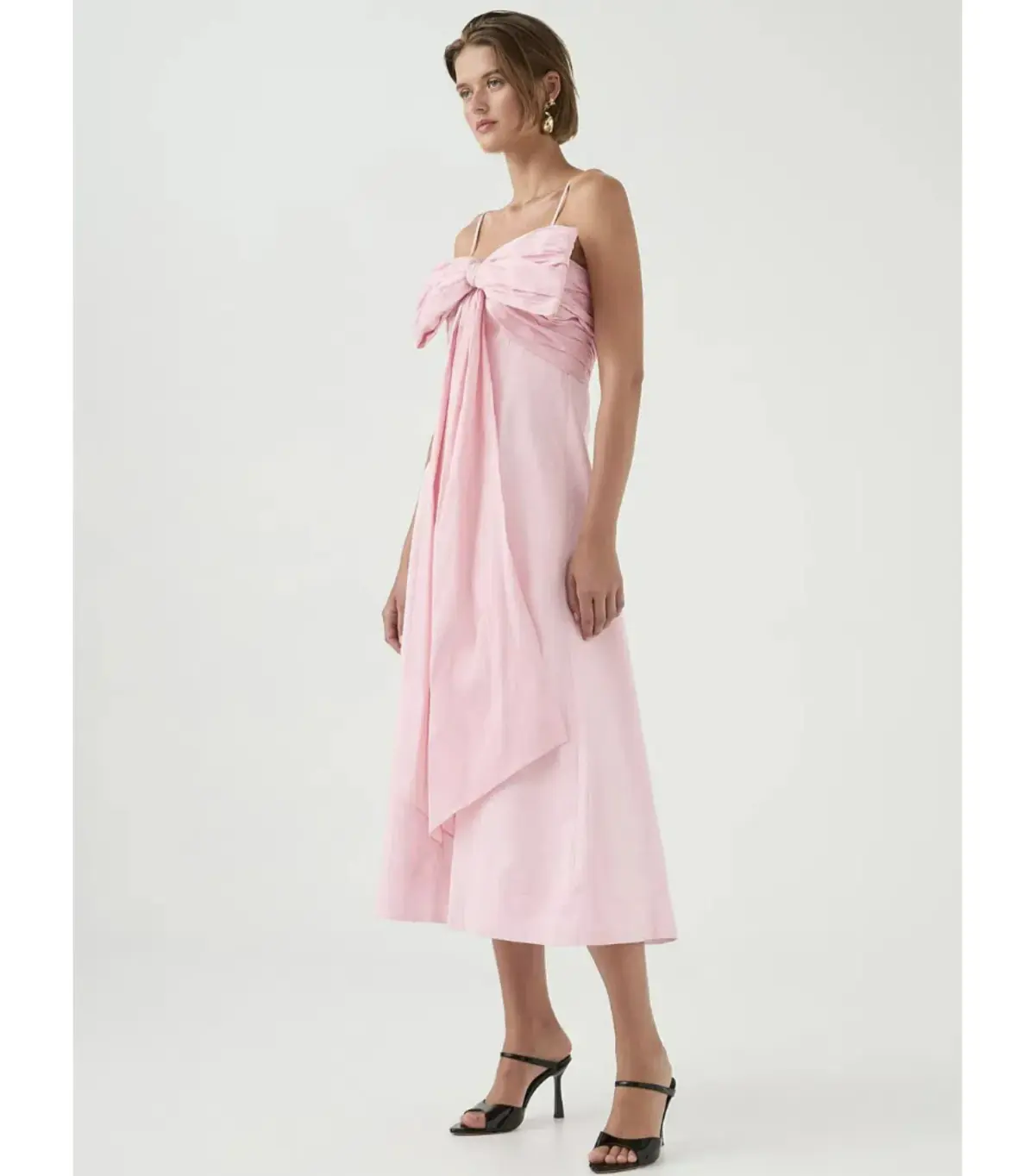 Aje Scarlett Midi Dress Cherry Blossom Size AU 10 - Image 5