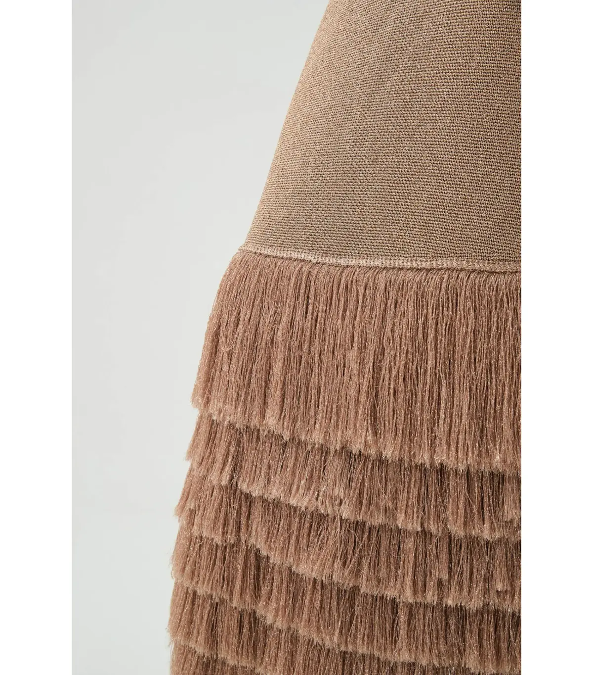 Aje Breeze Knit Midi Dress Rose Gold Size XS / AU 6 - Image 4
