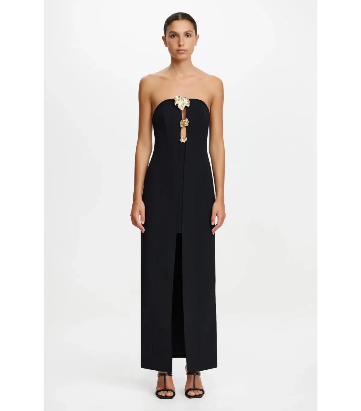 Acler Hawick Maxi Dress Black Size AU 8 - Image 1