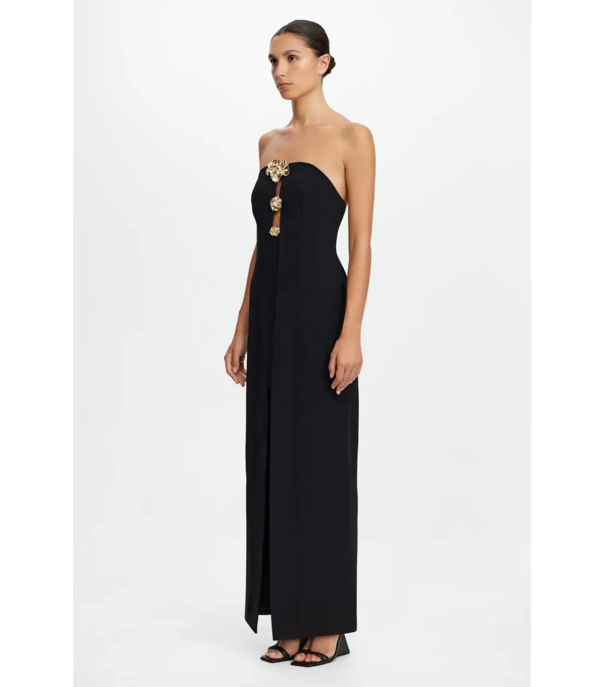 Acler Hawick Maxi Dress Black Size AU 8 - Image 2