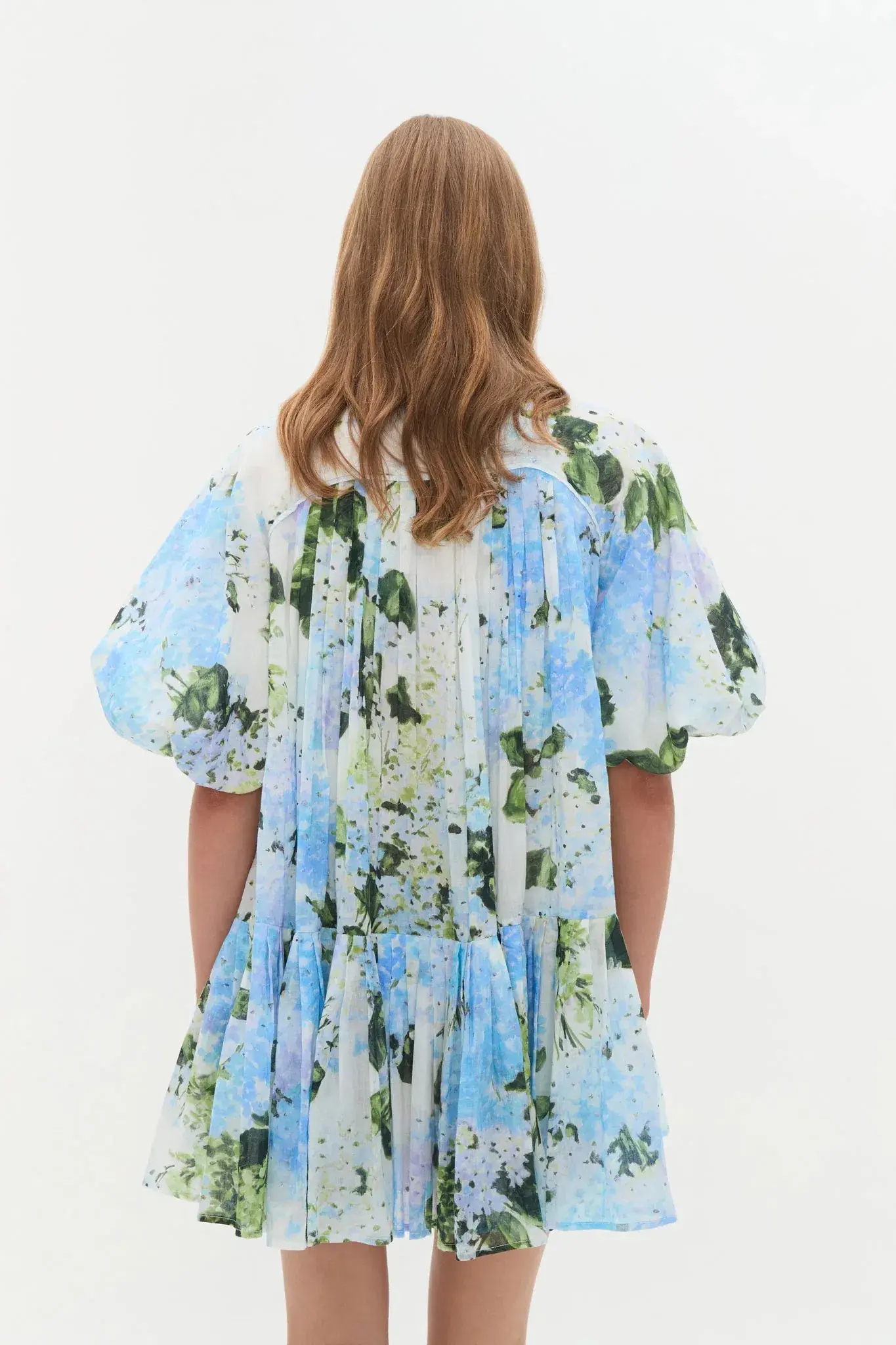 Aje Anthea Mini Smock Dress Blue Size 10 - Image 2