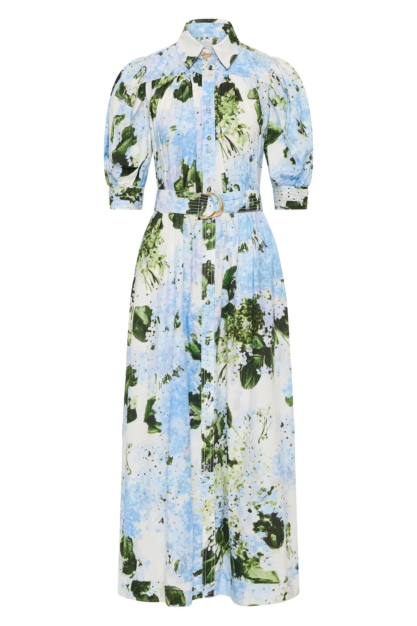 Aje Manifest Midi Dress Blue Size 10 - Image 3