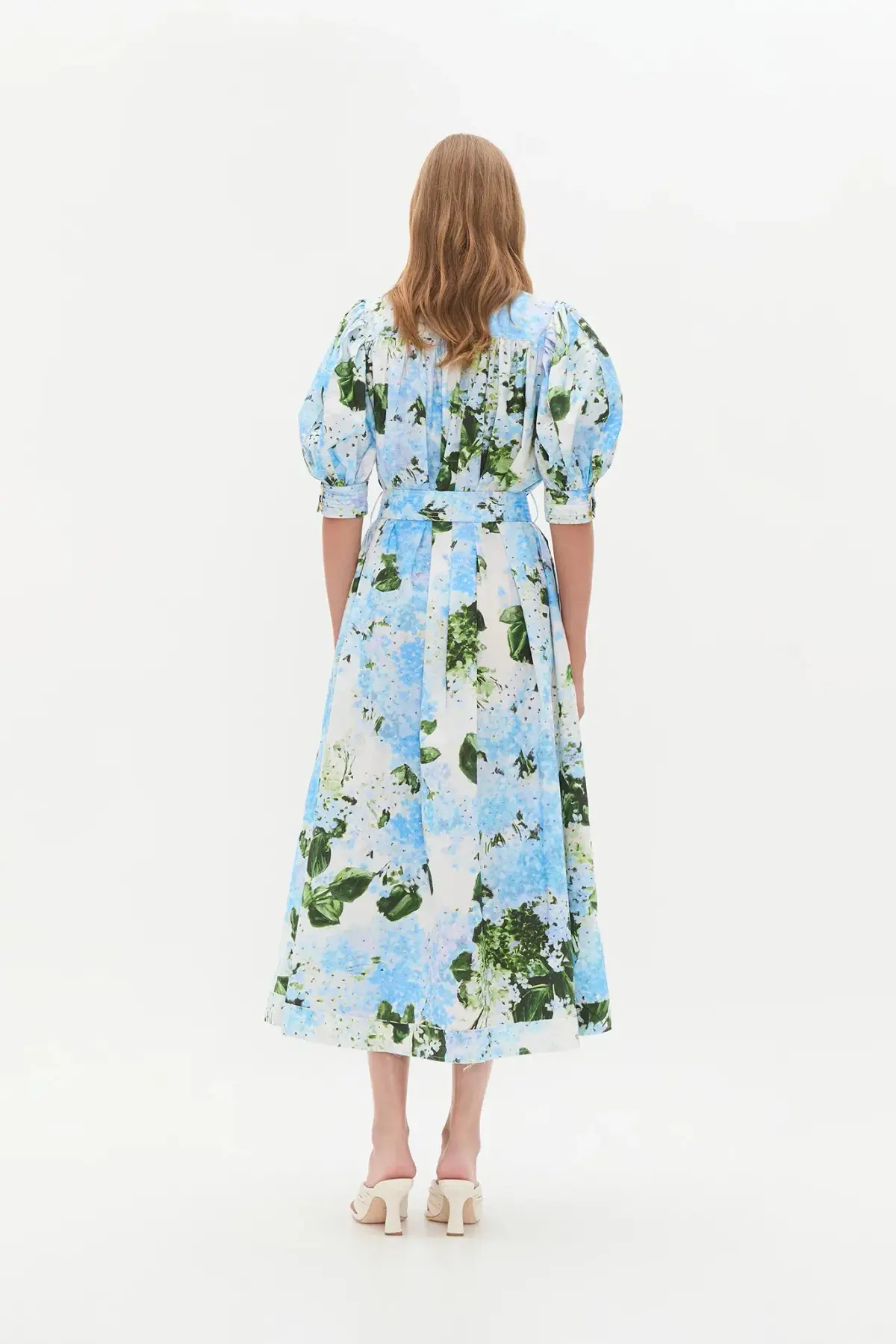 Aje Manifest Midi Dress Blue Size 10 - Image 5
