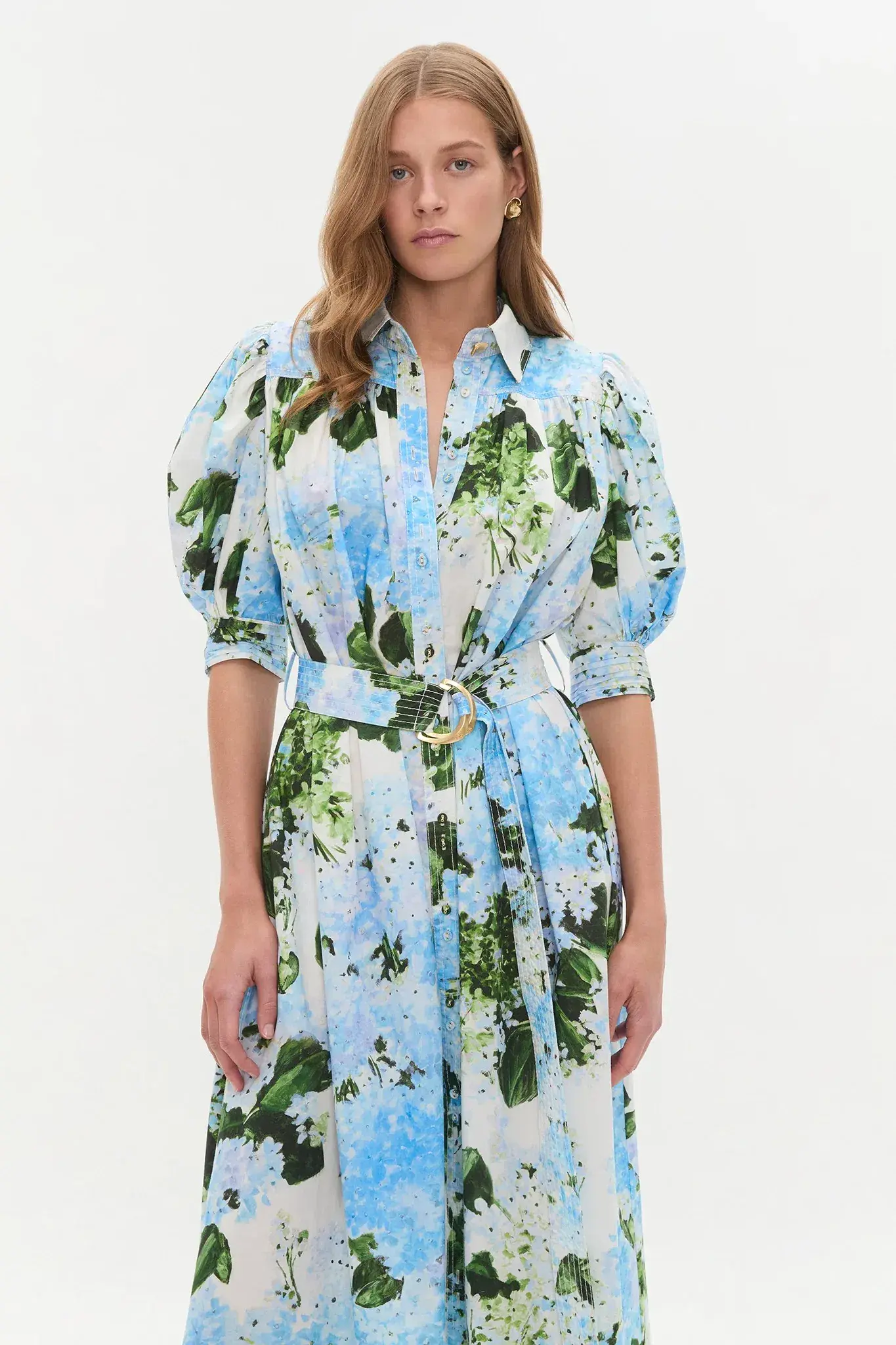 Aje Manifest Midi Dress Blue Size 10 - Image 2