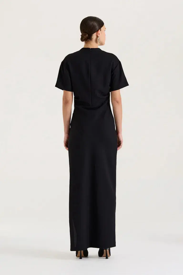 HENNE Avila Maxi Dress Black Size 10 - Image 3