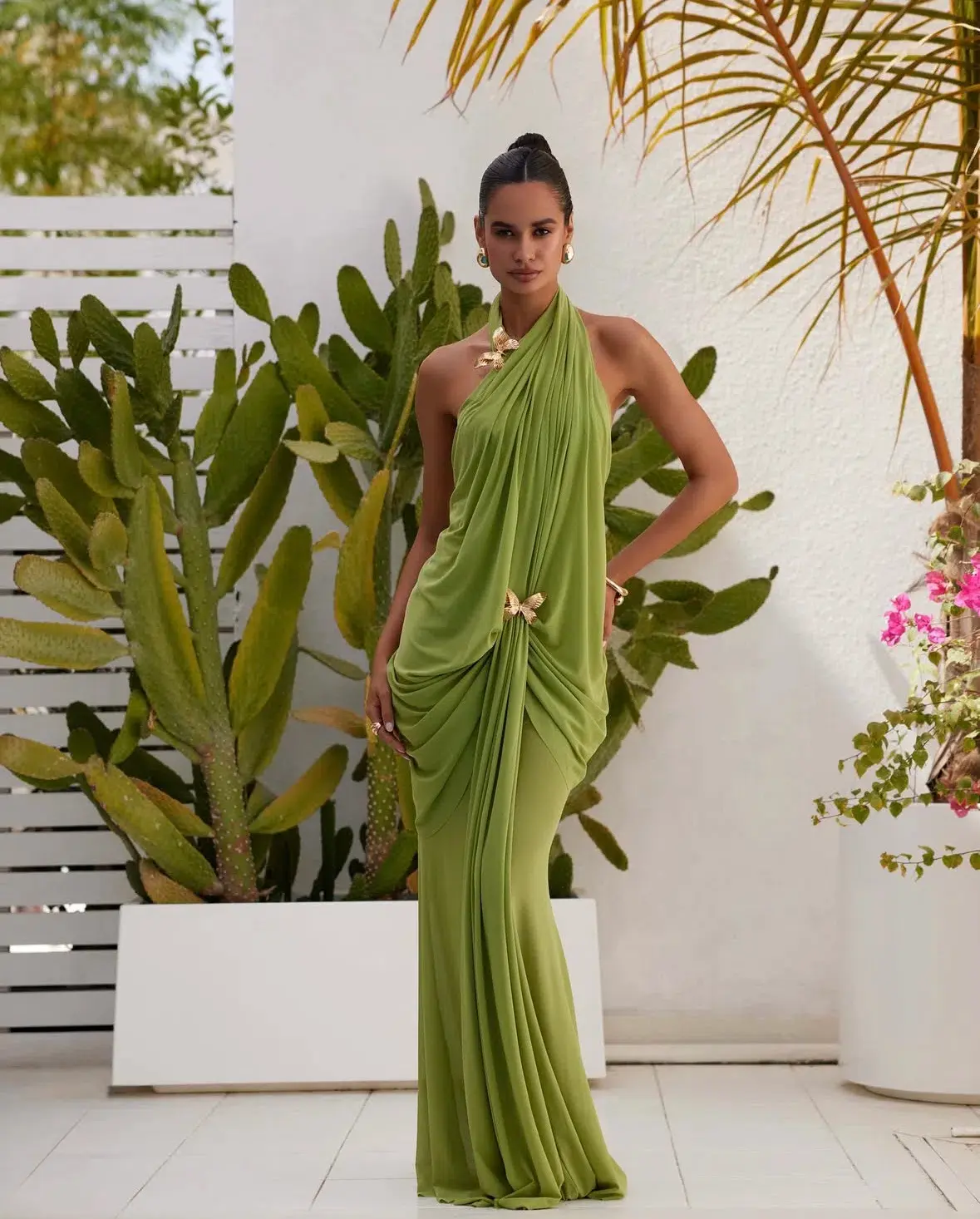 Abyss by Abby Debut Maxi Green Size 8 - Image 1