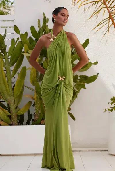 Abyss by Abby Debut Maxi Green Size 8 - Image 3