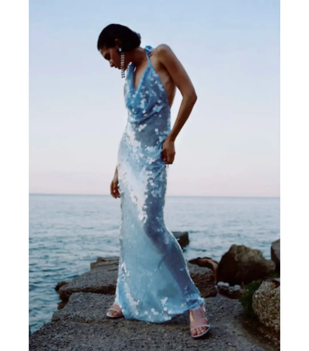 Rat & Boa Anais Maxi Dress in Cornflower Blue Size XS / AU 6 for rent on The Volte - main image