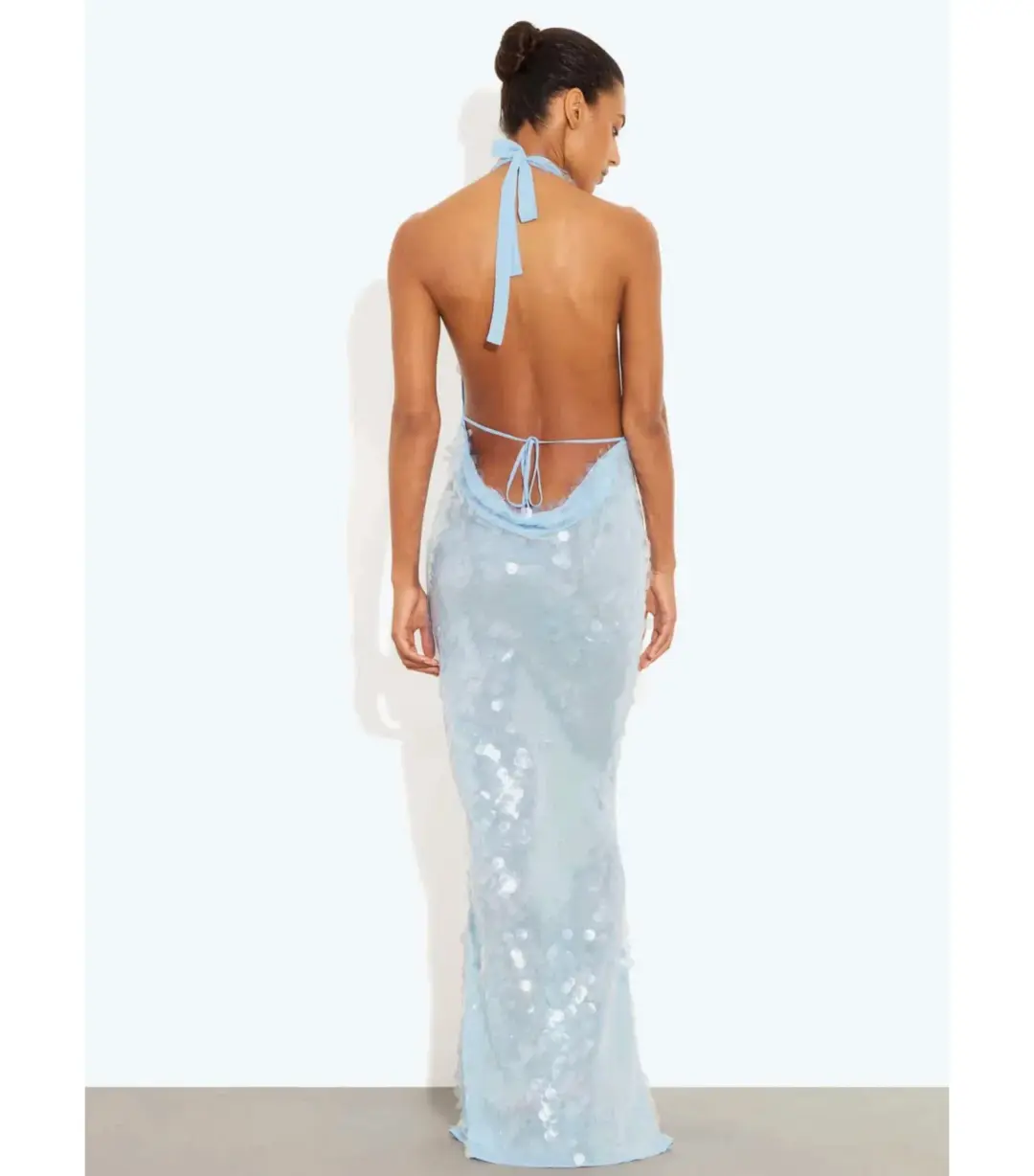 Rat & Boa Anais Maxi Dress in Cornflower Blue Size XS / AU 6 for rent on The Volte - main image