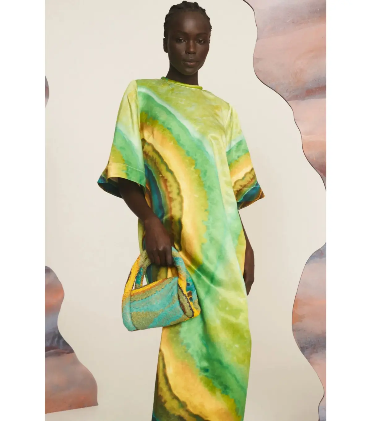 Alemais Iris Midi Dress Multi Size AU 8 - Image 2