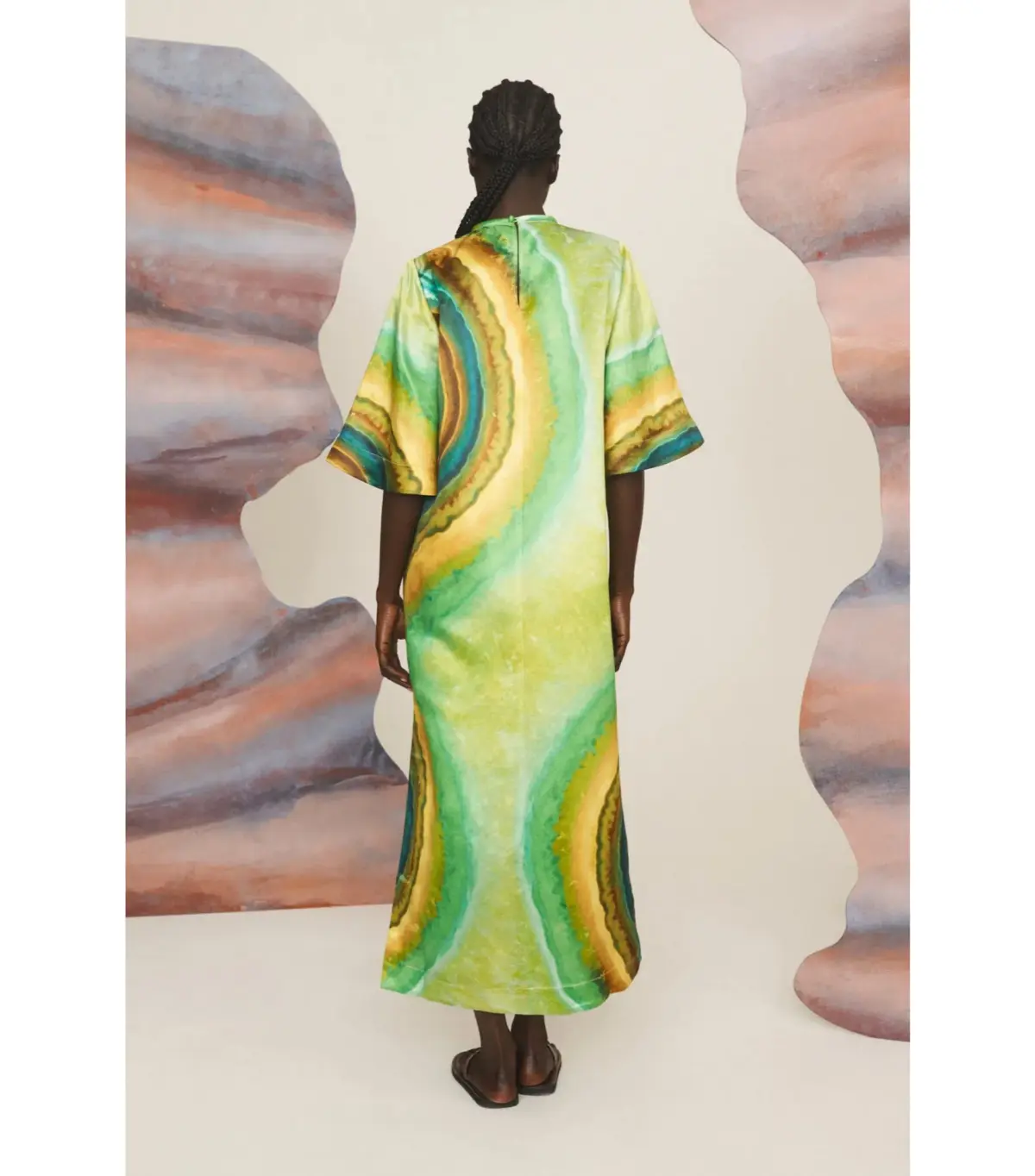 Alemais Iris Midi Dress Multi Size AU 8 - Image 4