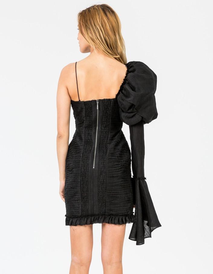 Aje Olearia Mini Dress Black Size 8 - Image 3