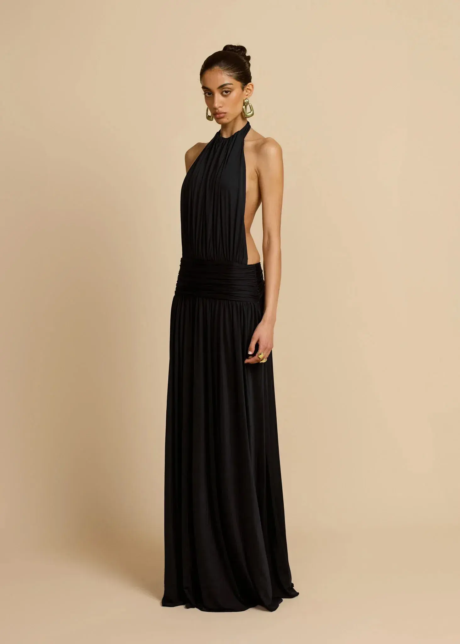 ARCINA ORI SANTINA DRESS BLACK SIZE 8 (S) - Image 1