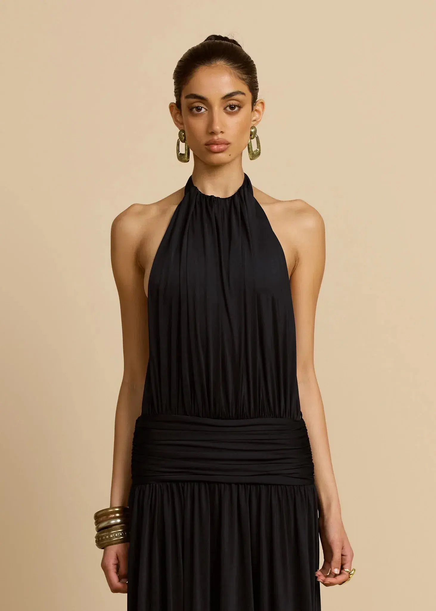 ARCINA ORI SANTINA DRESS BLACK SIZE 8 (S) - Image 3