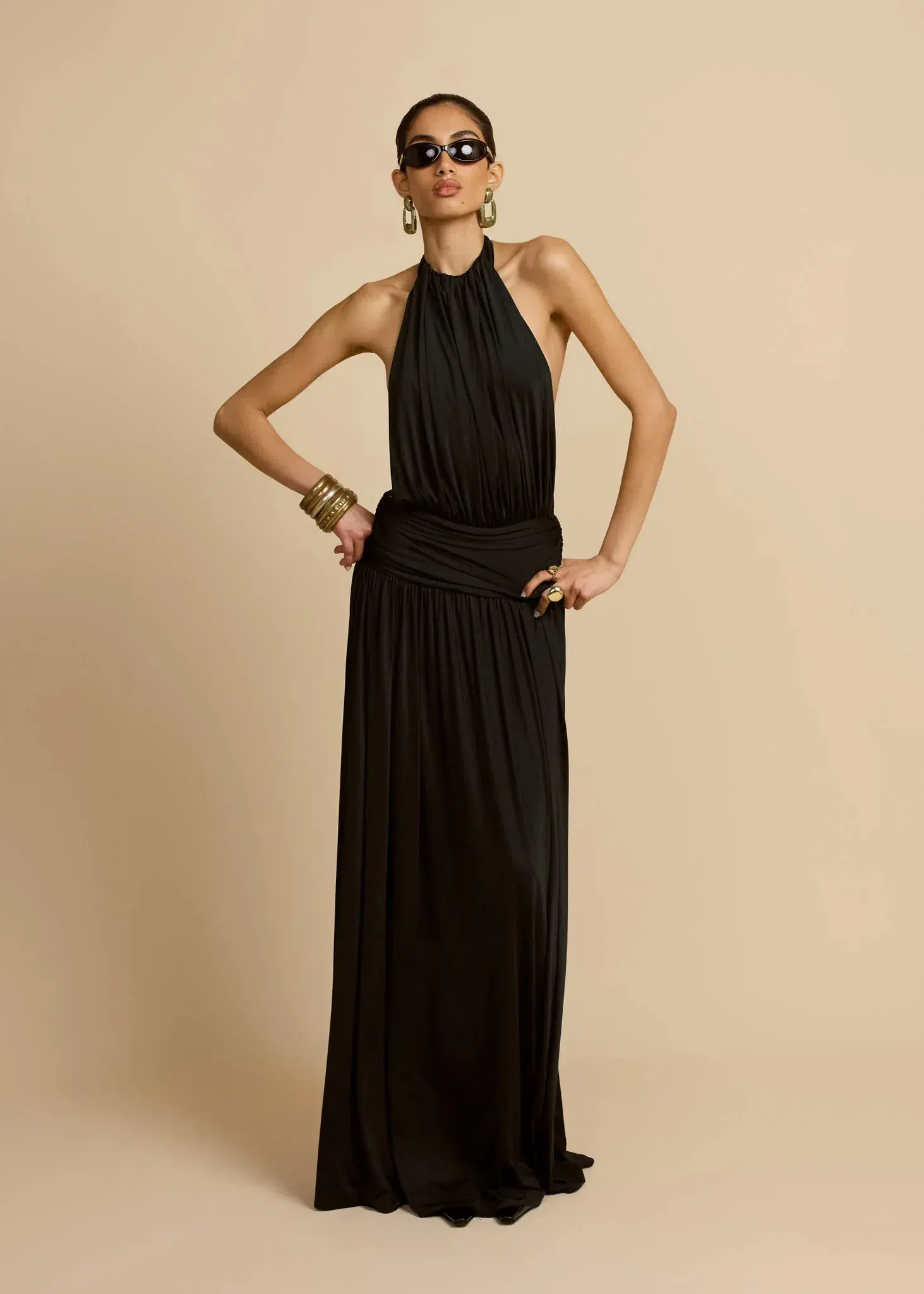ARCINA ORI SANTINA DRESS BLACK SIZE 8 (S) - Image 4