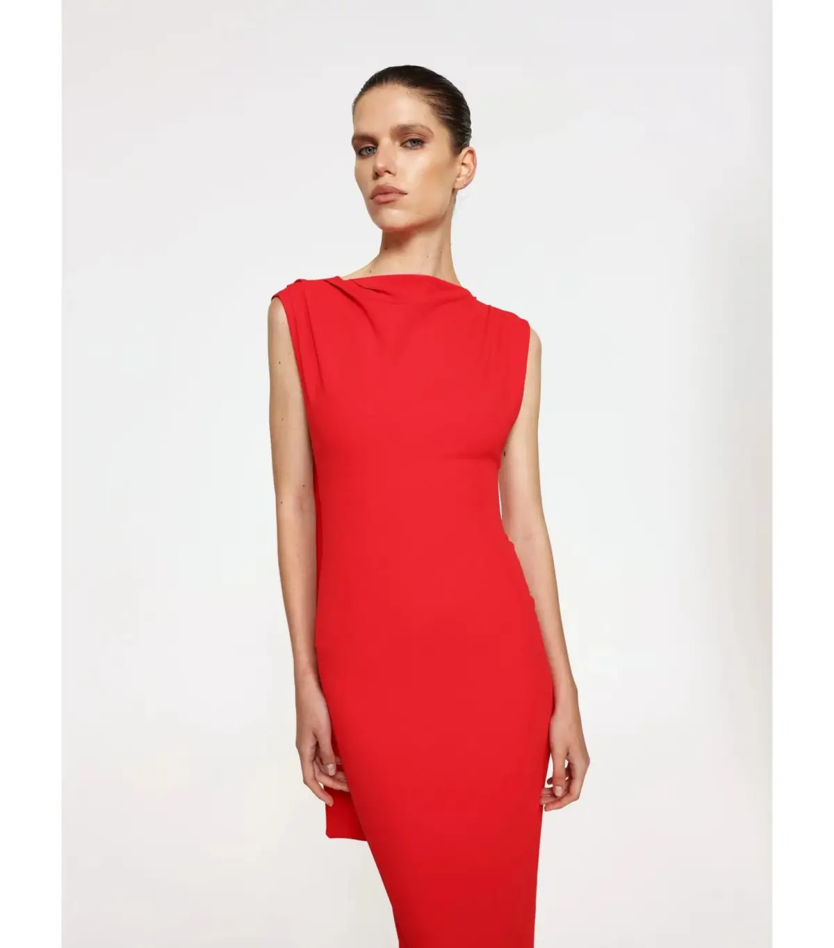 Effie Kats Audrey Maxi Gown Cherry Red Size Small / AU 8 - Image 4
