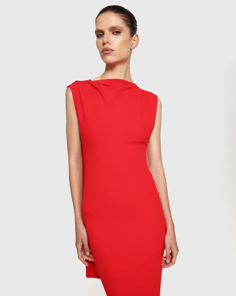 Effie Kats Audrey Gown Cherry Red Small - Image 4