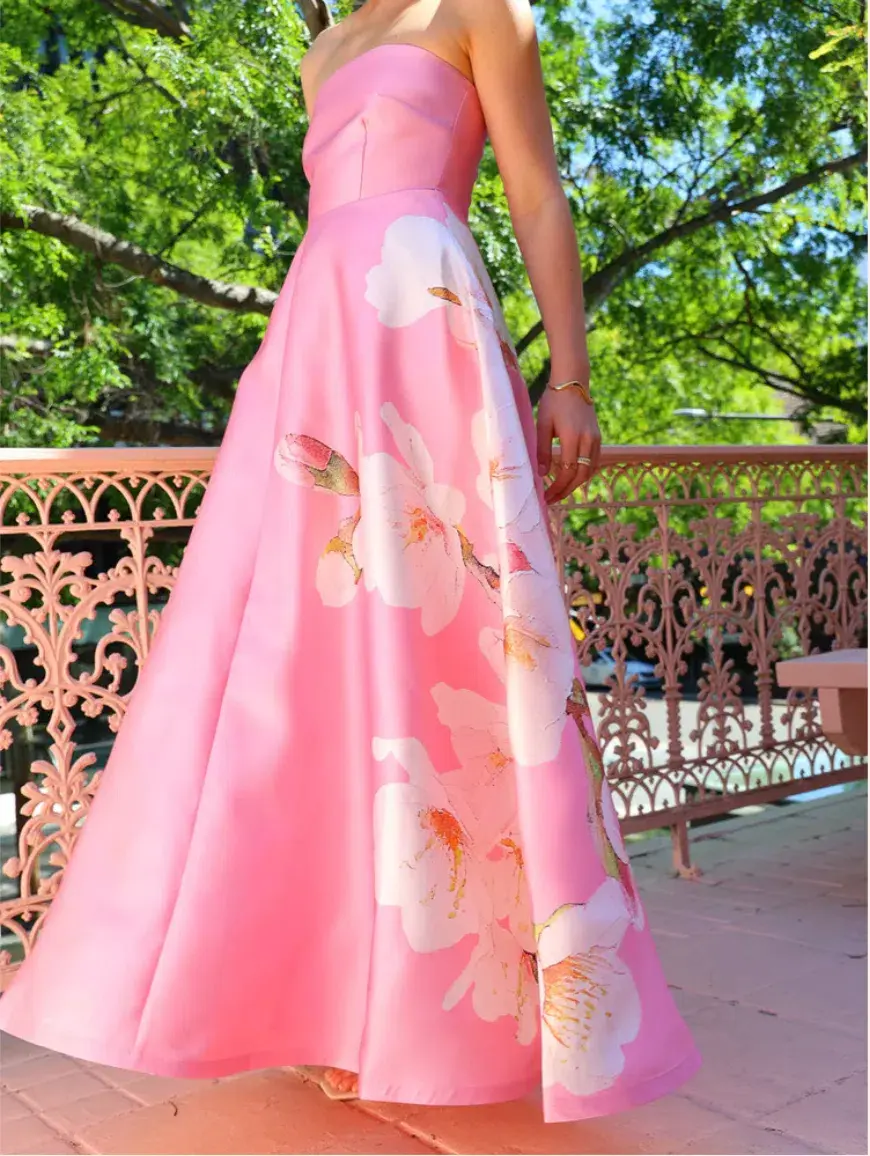 Aston Studio Audrey Maxi Dress in Parfeit Blossom Size AU 6 for rent on The Volte - main image