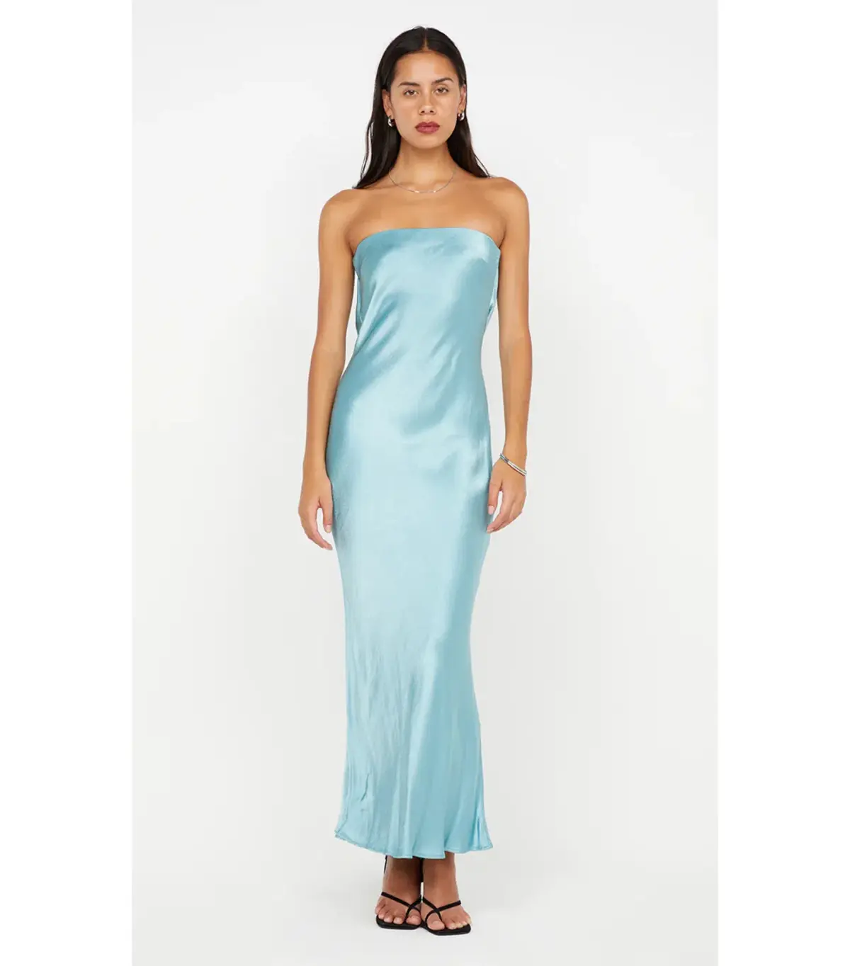 Bec & Bridge Moon Dance Strapless Maxi Dress Sea Spray Size AU 8  - Image 1