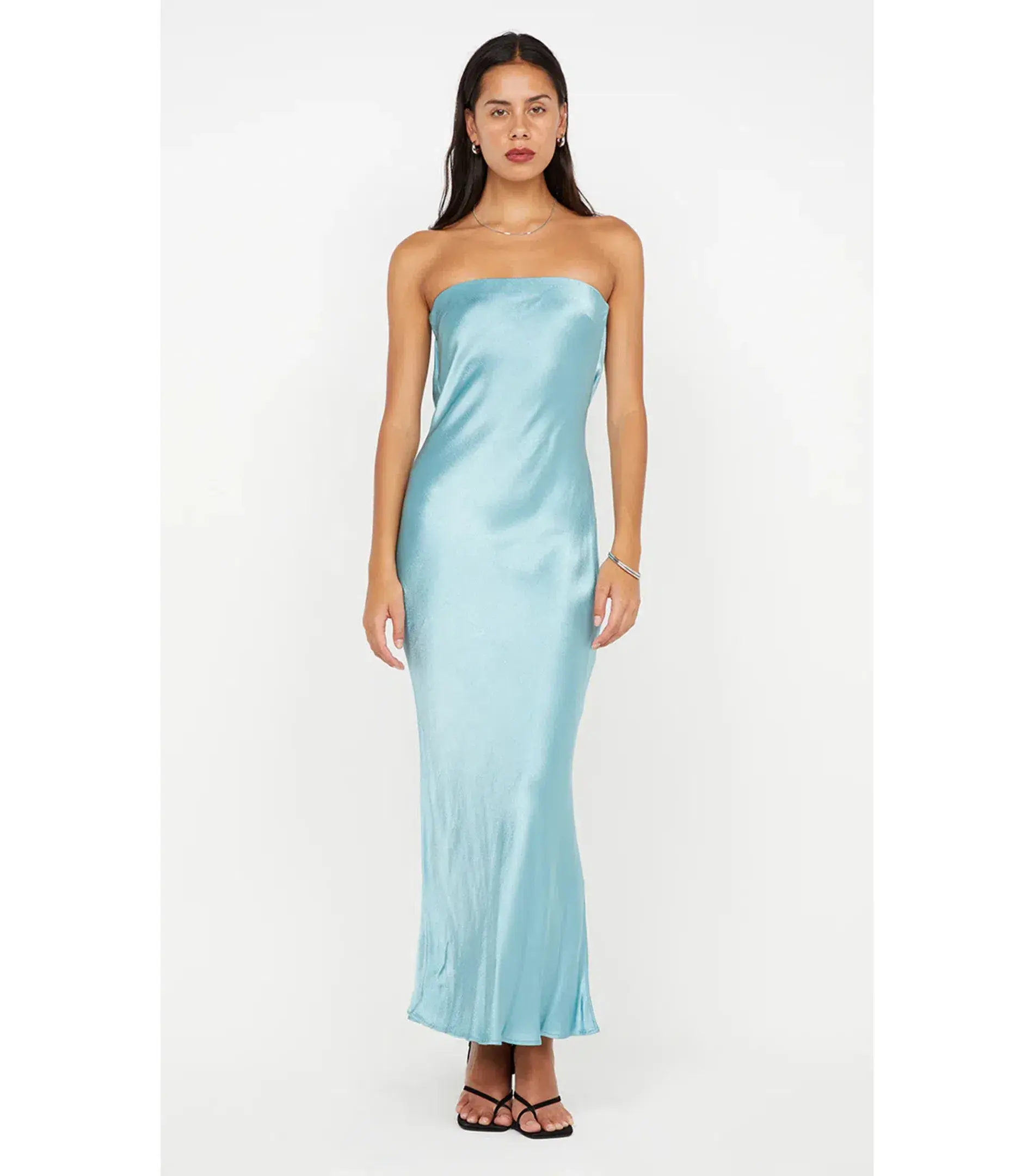 Bec & Bridge Moon Dance Strapless Maxi Dress Sea Spray Size AU 8  - Image 1