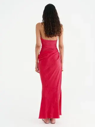 Benni Gina Maxi Dress in Watermelon Size AU 12 for rent on The Volte - main image