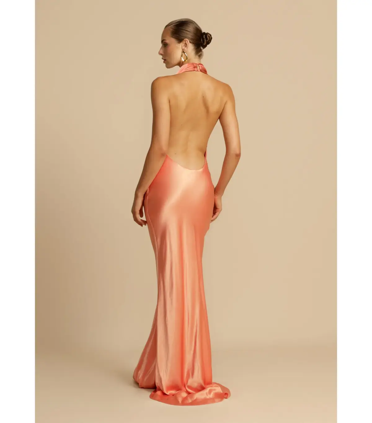 Arcina Ori Arcina Ori Gaia Maxi Dress Papaya Size S / AU 8 - Image 3