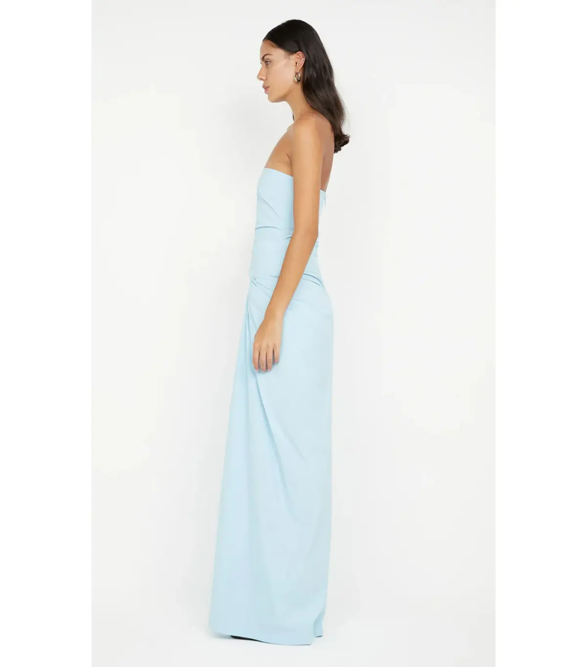 Bec & Bridge Domenic Strapless Maxi Dress Sky Blue Size AU 14 - Image 2