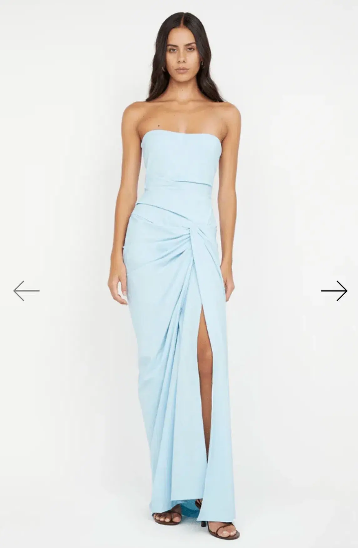 Bec and Bridge Domenic Strapless Dress Sky Blue - Image 1