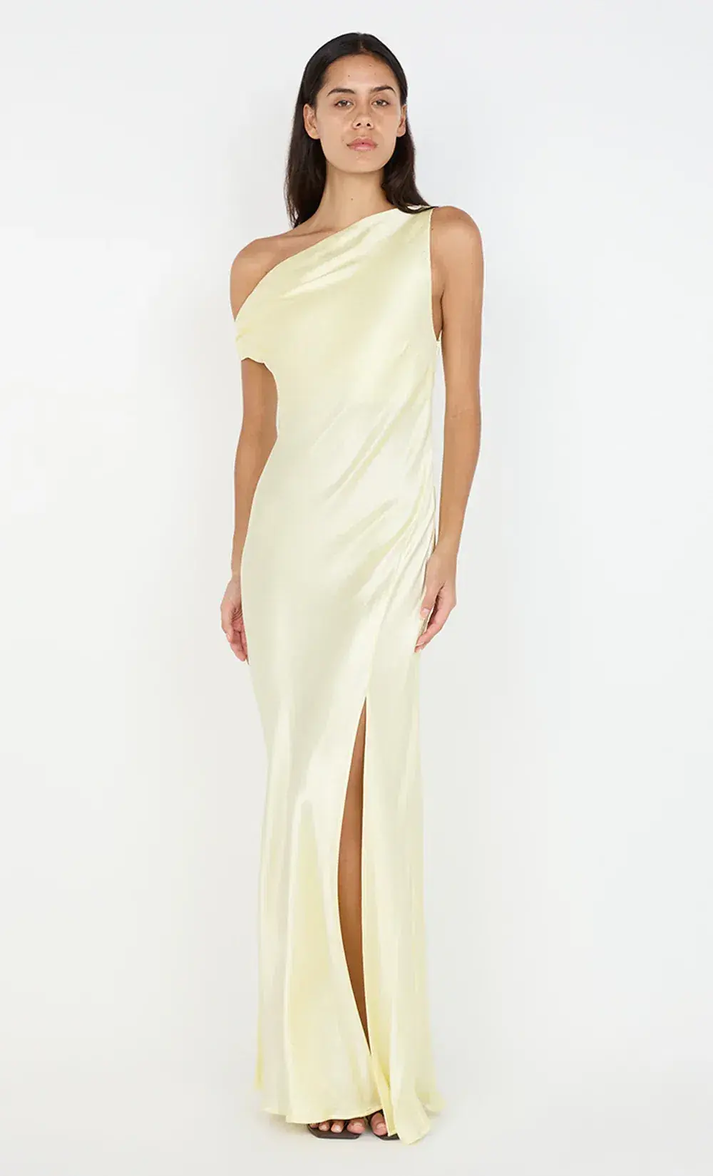 Bec + Bridge Sol Asym Dress Ice Yellow Size 8 - Image 2