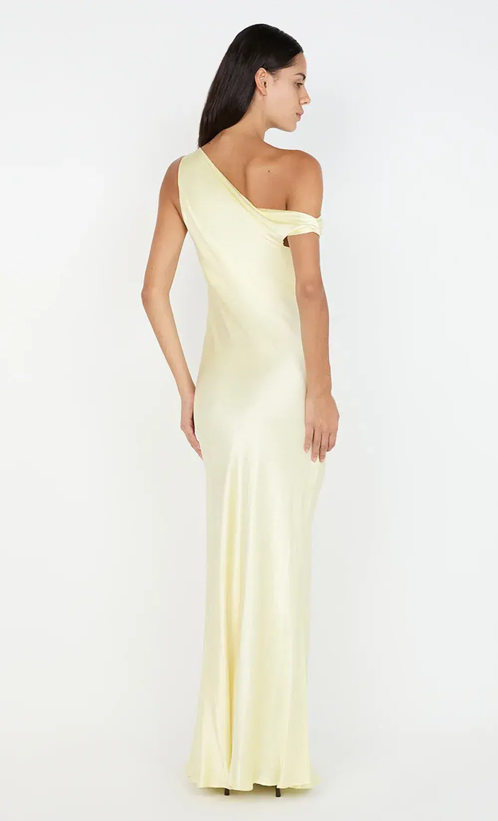 Bec + Bridge Sol Asym Dress Ice Yellow Size 8 - Image 1