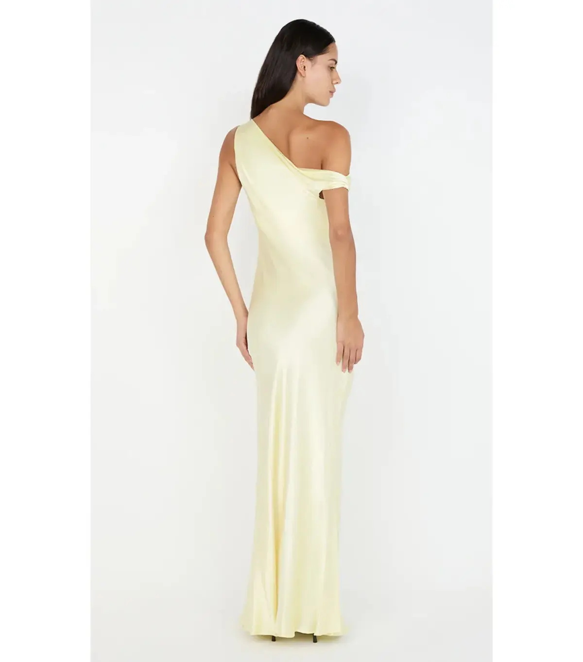 Bec & Bridge Sol Asym Maxi Dress Ice Yellow Size AU 8 - Image 2
