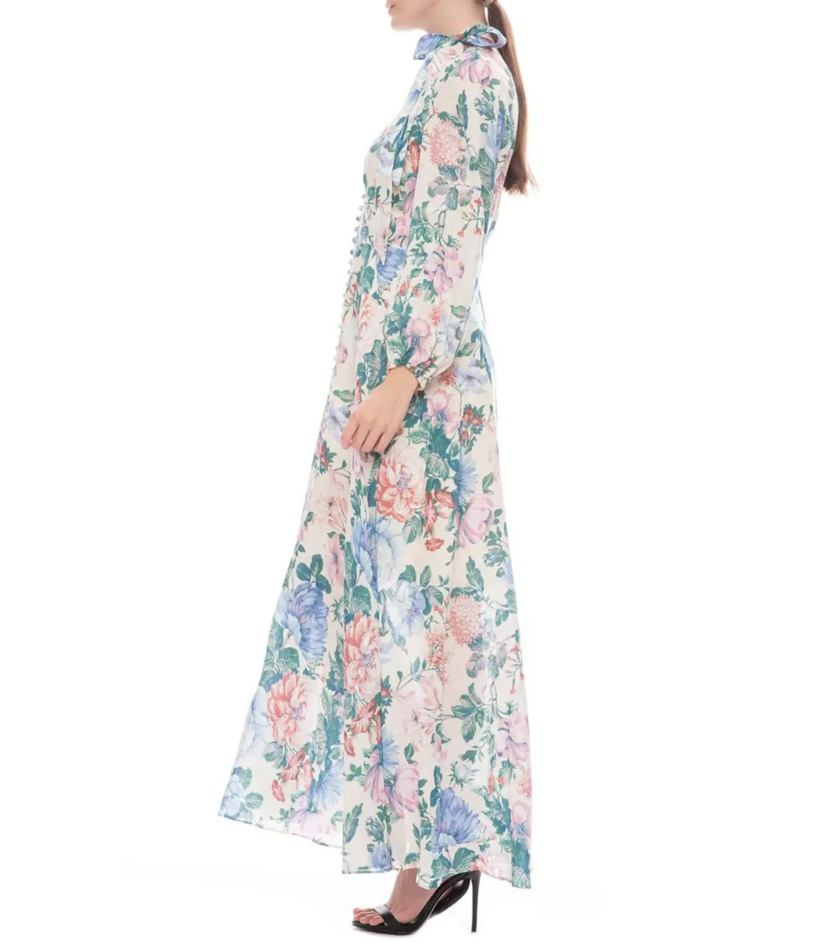Zimmermann Verity Plunge Long Dress Dreamy Print Size 3 / AU 14 - Image 2