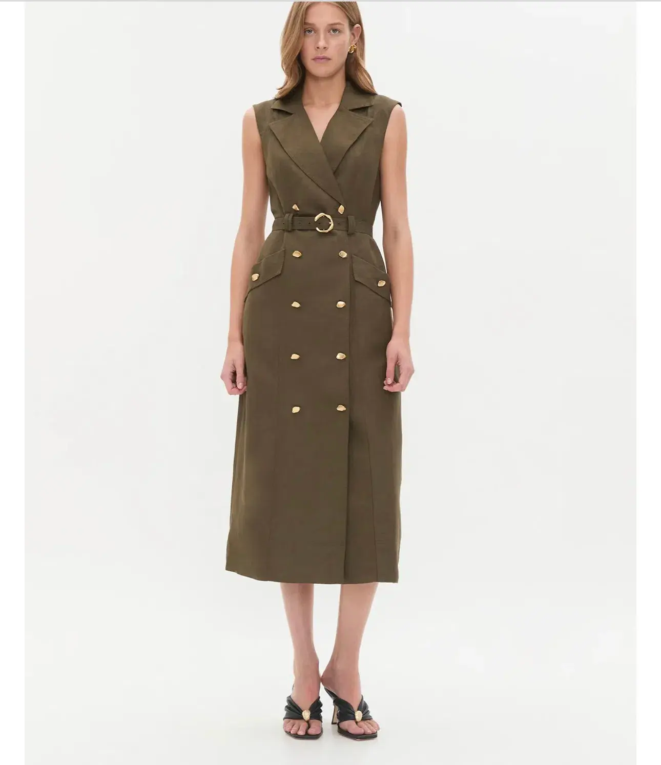 AJE  BLAKE UTILITY MIDI DRESS SIZE 14 - Image 1