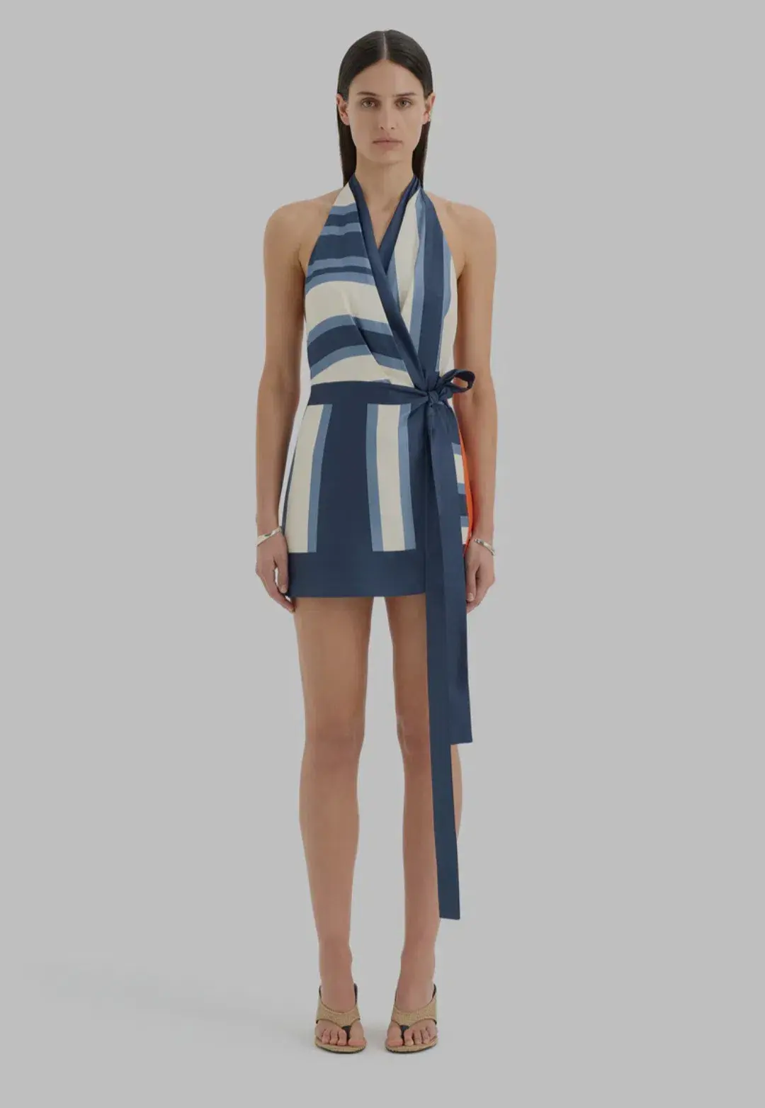 Sir the label Dazed Wrap Halter Mini Dress - Image 1