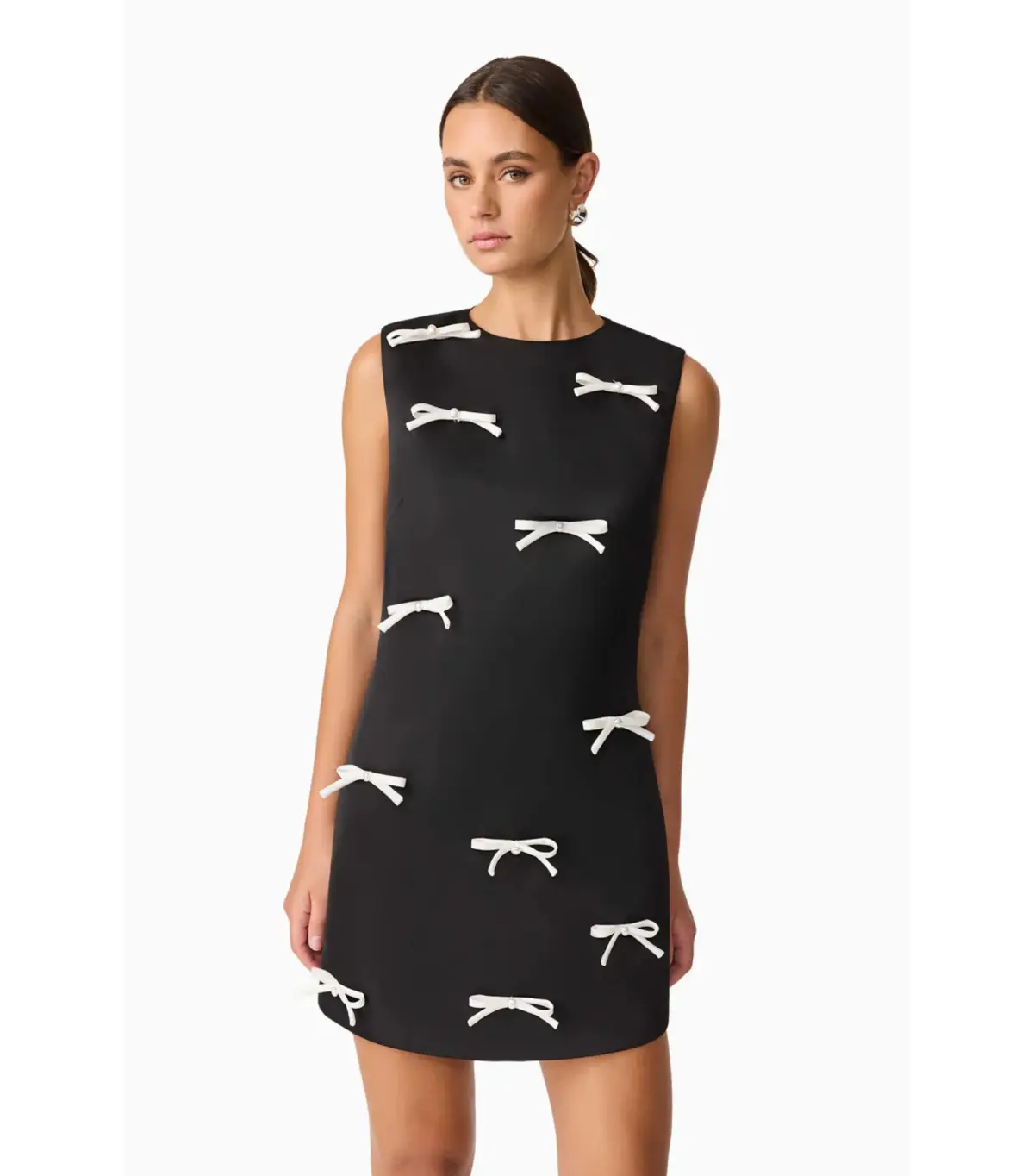 Elliatt Ursula Mini Dress Black Size AU 10 - Image 2