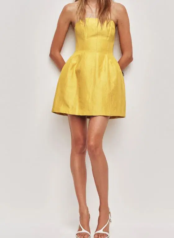 Aje Baret Strapless Mini Size 8 - Image 2