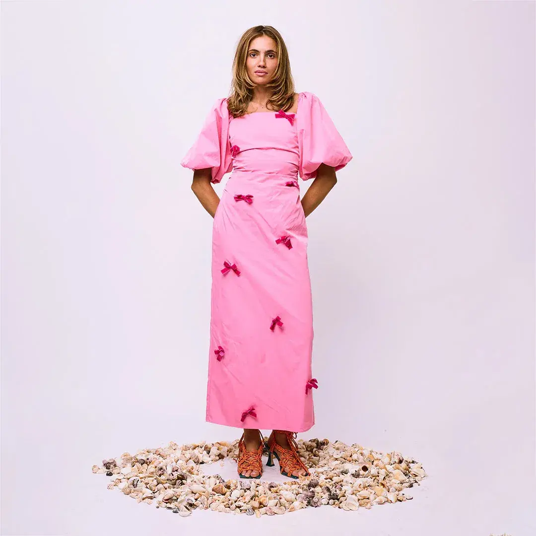 The Wolf Gang; Amar Midi Dress; Medium (AU 10) - Image 1