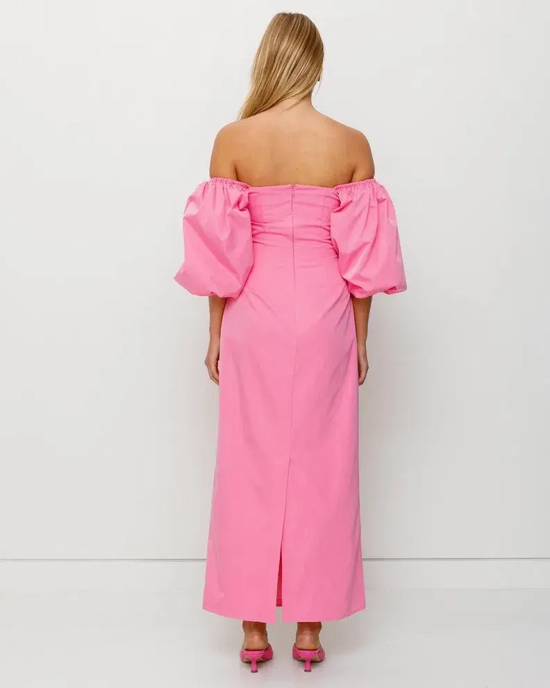 The Wolf Gang; Amar Midi Dress; Medium (AU 10) - Image 4