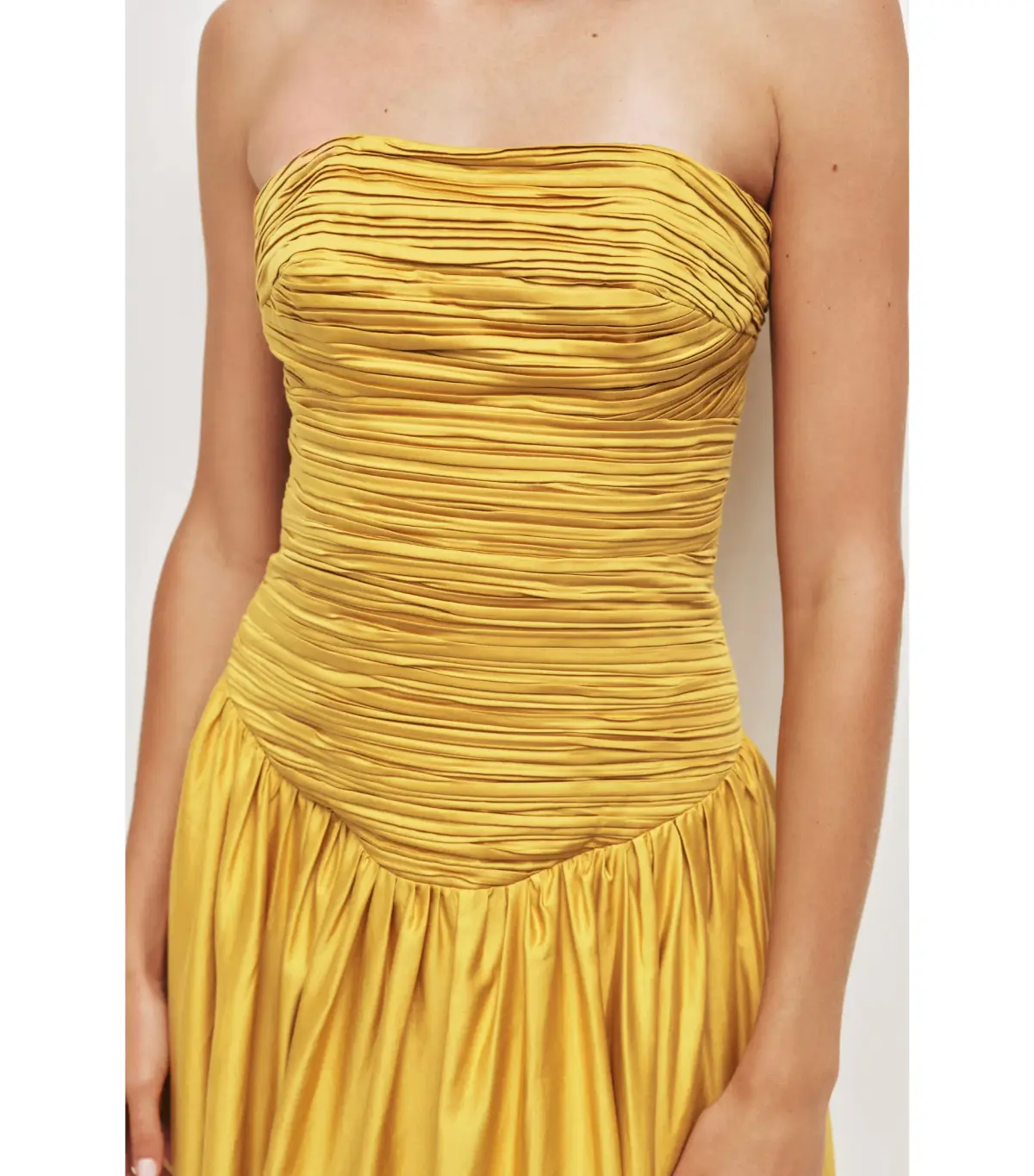Aje Marigold Midi Dress in Chartreuse Size AU 8 - Image 3