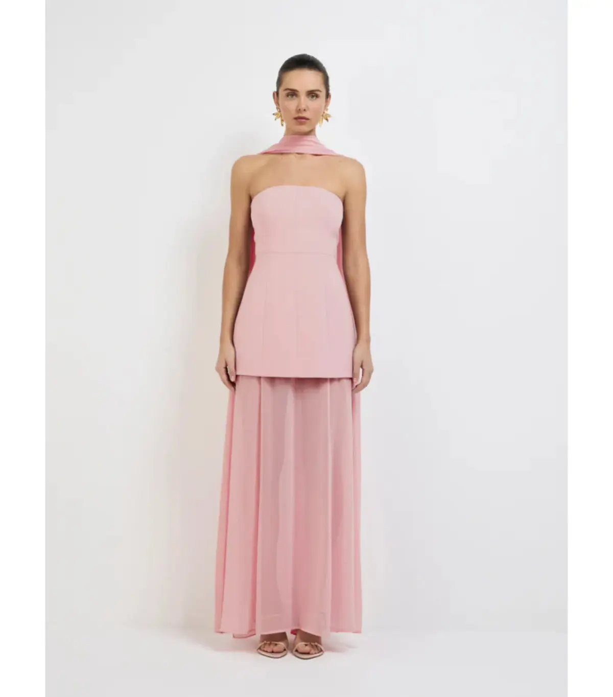 Sheike Marissa Maxi Dress Pink Size AU 16 - Image 1