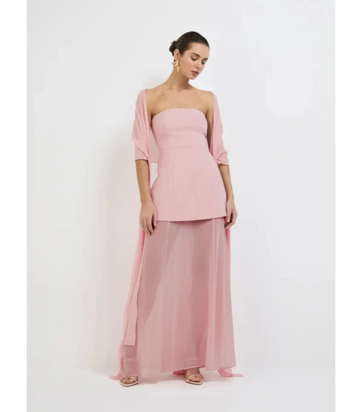 Sheike Marissa Maxi Dress Pink Size AU 16 - Image 6