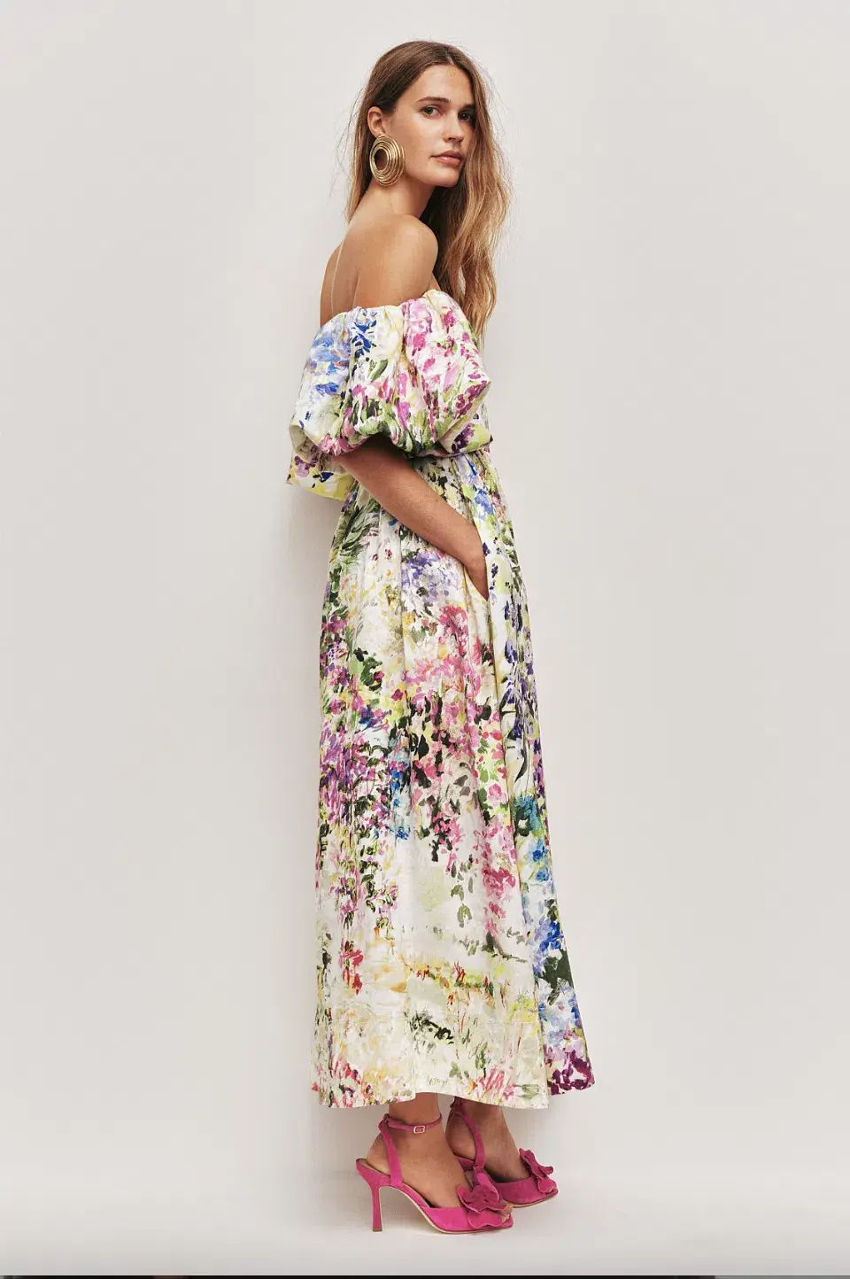 AJE ADINA floral midi dress. Size Au 14 - Image 2